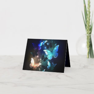 Fluttering Night Butterfly Note Card