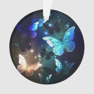 Fluttering Night Butterfly Ornament