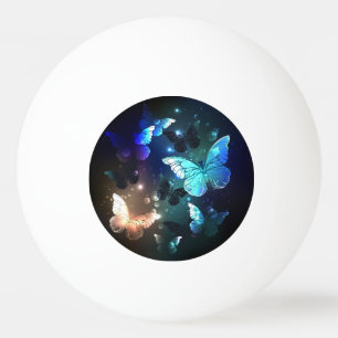 Fluttering Night Butterfly Ping Pong Ball