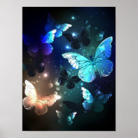 Fluttering Night Butterfly