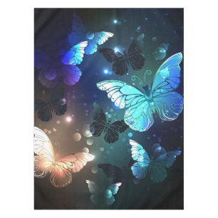 Fluttering Night Butterfly Tablecloth
