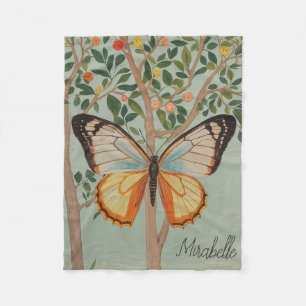 Fluttering Resilience Personalised  Fleece Blanket