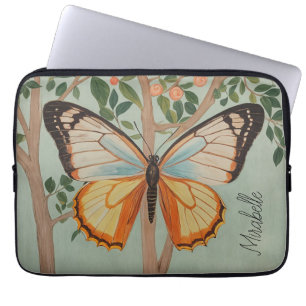 Fluttering Resilience Personalised  Laptop Sleeve