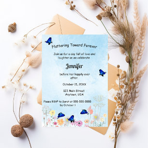 Fluttering toward Forever Invitation