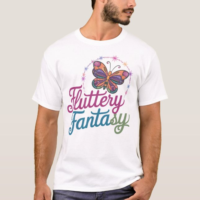 ✅👕 Fluttery Fantasy T-Shirt Design 👕✅ (Front)