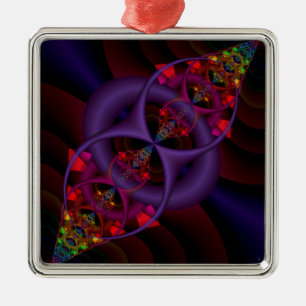 Flux-capacitor Metal Ornament