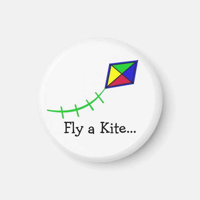 Fly a Kite Magnet (Front)