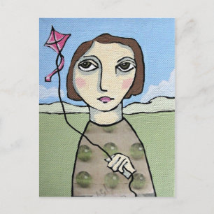Fly a Kite Postcard