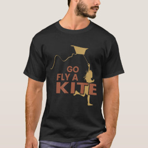 Fly a Kite Windig Kite Flyer Girls Sport T-Shirt