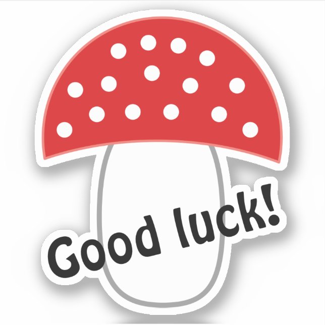 Fly agaric grants good luck and fortune! (Front)