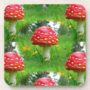 Fly Agaric Mushrooms Coaster