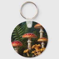 Fly Agaric Mushrooms Forest Botanical