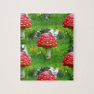 Fly Agaric Mushrooms Jigsaw Puzzle
