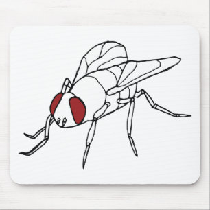 fly animal insect illustration graphic mouse pad