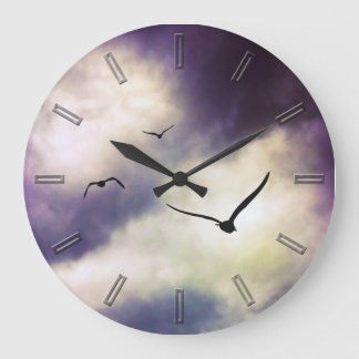 Fly Away bird wall clock