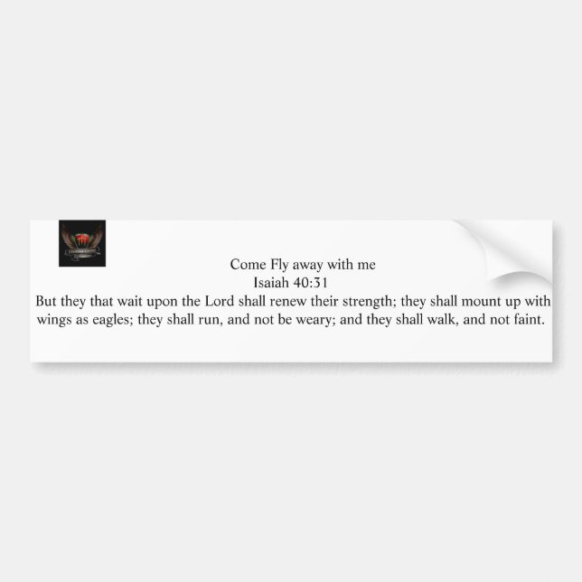 Fly away ccp bumper sticker (Front)