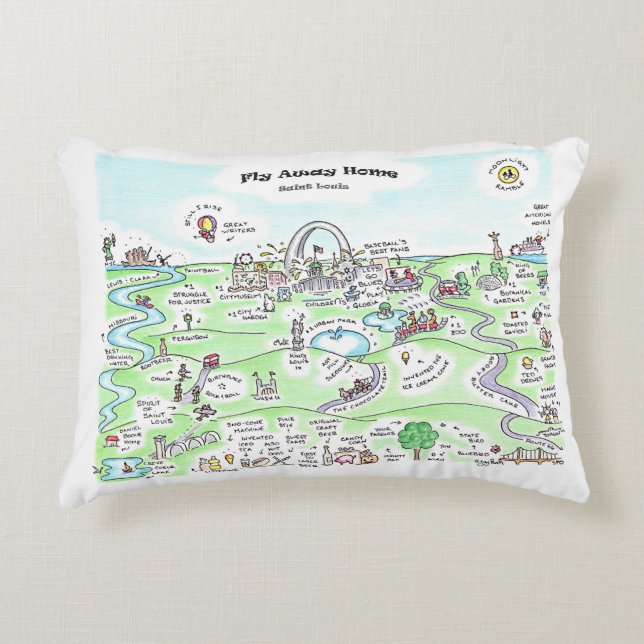 Fly Away Home Decorative Cushion (Front)