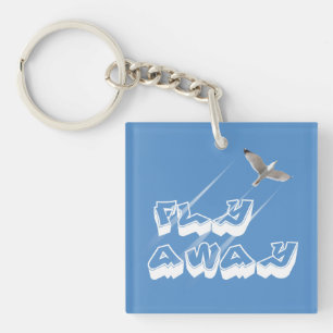 Fly away key ring