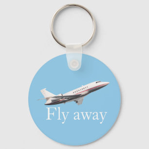 Fly away key ring