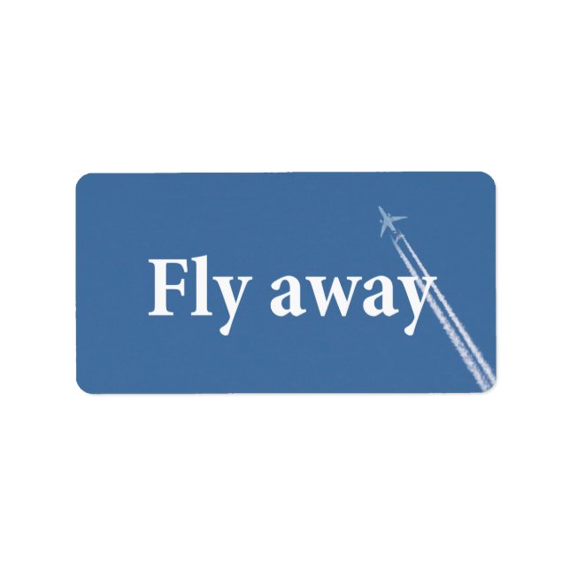 Fly away label (Front)