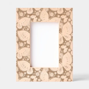 Fly Away Paisley Butterfly Print Green Etched Frames