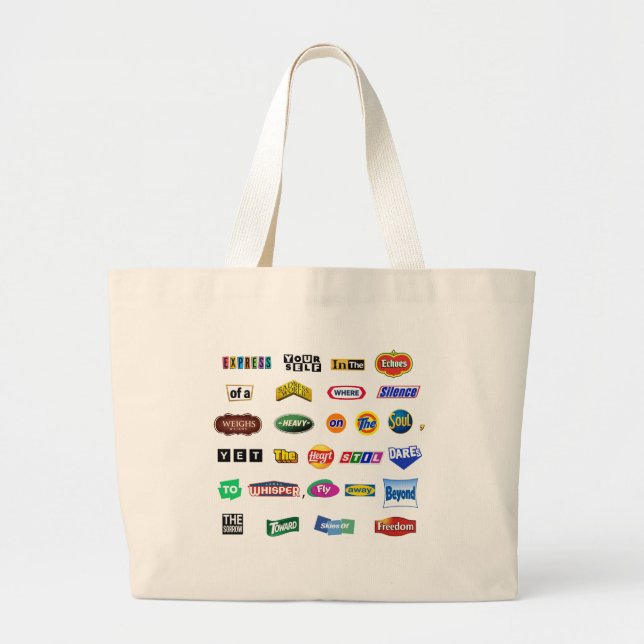 Fly Beyond Sorrow - Jumbo Tote (Front)