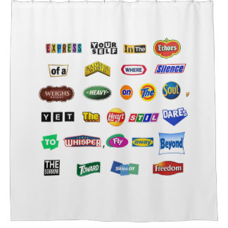 Fly Beyond Sorrow Shower Curtain