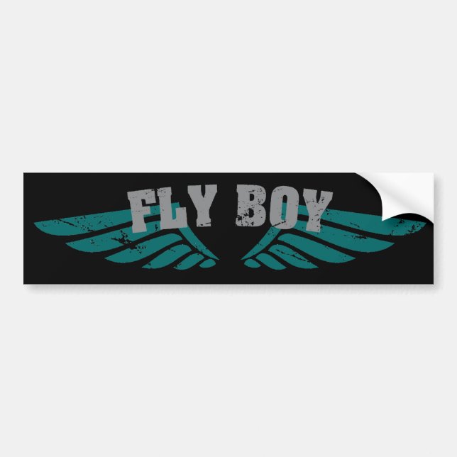 Fly Boy Bumper Sticker (Front)