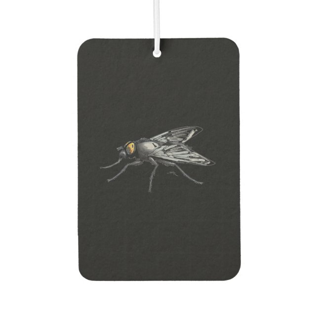 Fly Buddy giant fly black car air freshener (Front)