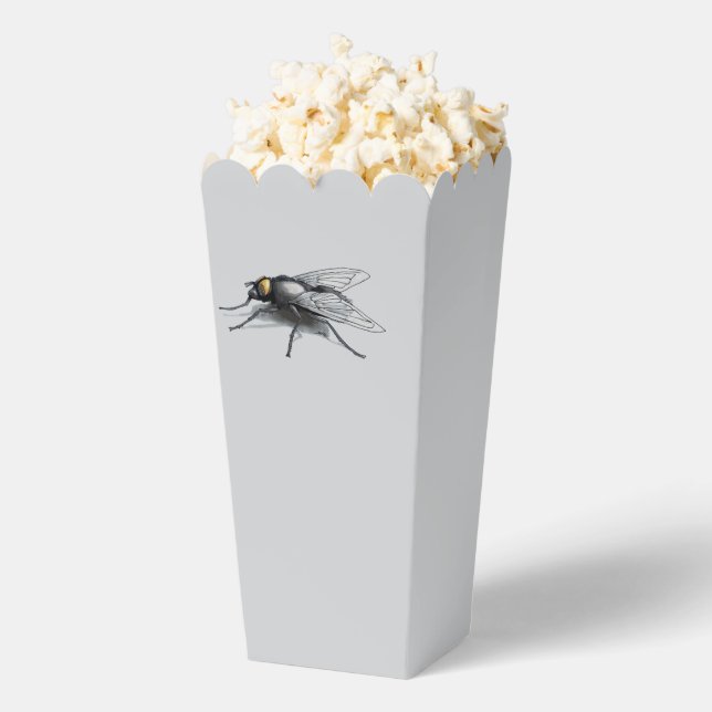 Fly Buddy giant fly grey popcorn boxes (Popped)