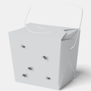 Fly Buddy many flies grey take out box
