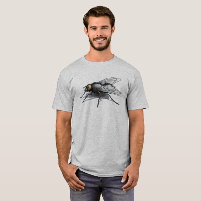 Fly Buddy men grey t-shirt (Front Full)
