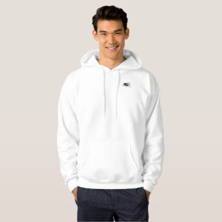 Fly Buddy men white hoodie