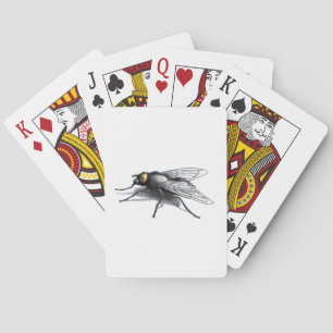 Fly Buddy white Poker playing cards