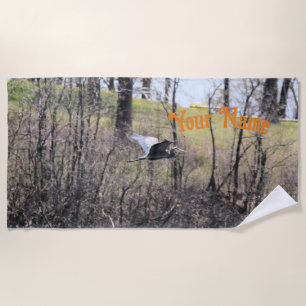 Fly by beach towel