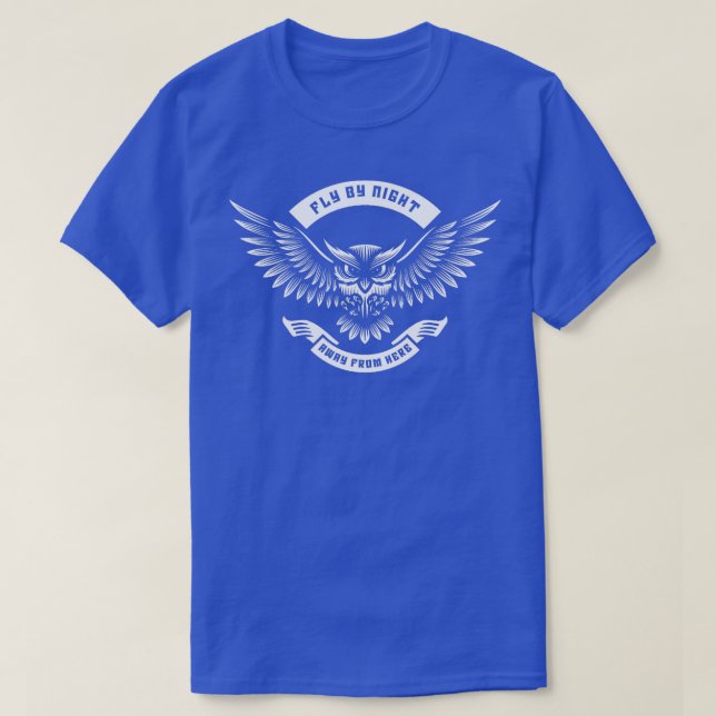 Fly By Night Away From Here T-Shirt (Design Front)