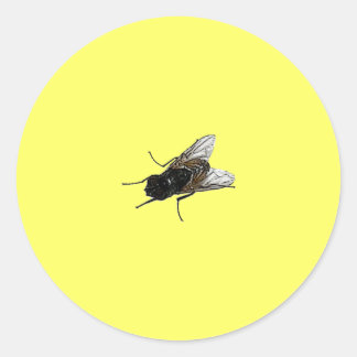 fly classic round sticker