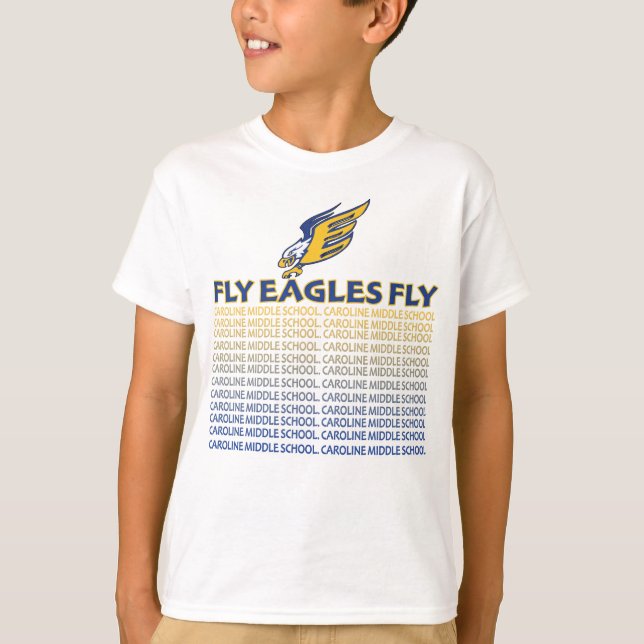 FLY EAGLES FLY , Fan T-Shirt (Front)
