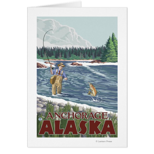 Fly Fisherman - Anchorage, Alaska (Front)