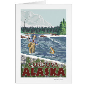 Fly Fisherman - Cordova, Alaska