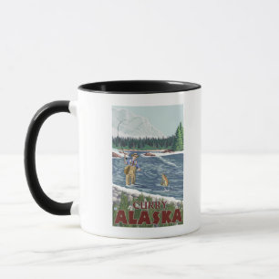 Fly Fisherman - Curry, Alaska Mug