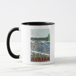 Fly Fisherman - Fairbanks, Alaska Mug