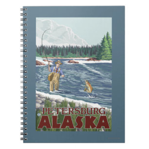Fly Fisherman - Petersburg, Alaska Notebook