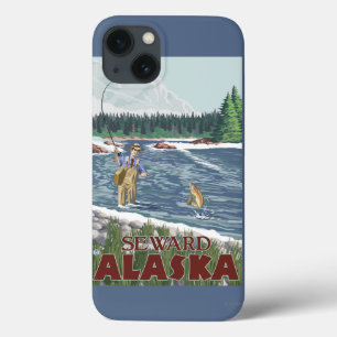 Fly Fisherman - Seward, Alaska iPhone 13 Case