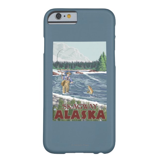 Fly Fisherman - Skagway, Alaska Case-Mate iPhone Case (Back)