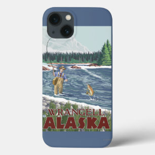 Fly Fisherman - Wrangell, Alaska iPhone 13 Case