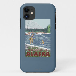 Fly Fisherman - Wrangell, Alaska iPhone 11 Case