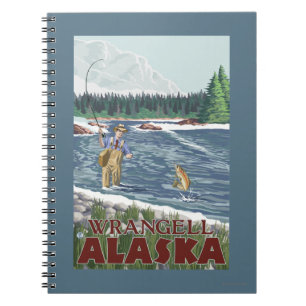 Fly Fisherman - Wrangell, Alaska Notebook