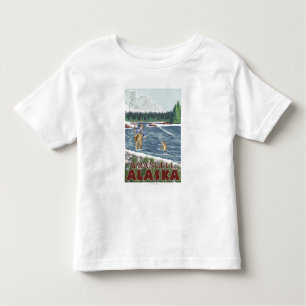 Fly Fisherman - Wrangell, Alaska Toddler T-Shirt