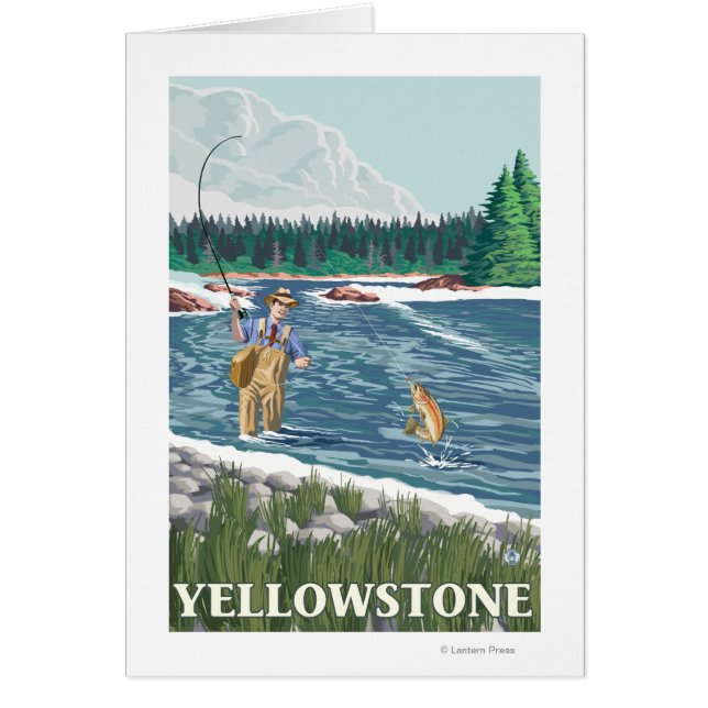 Fly Fisherman - Yellowstone National Park (Front)